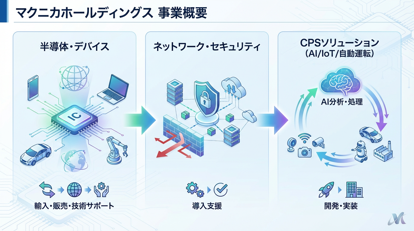 マクニカホールディングス slide